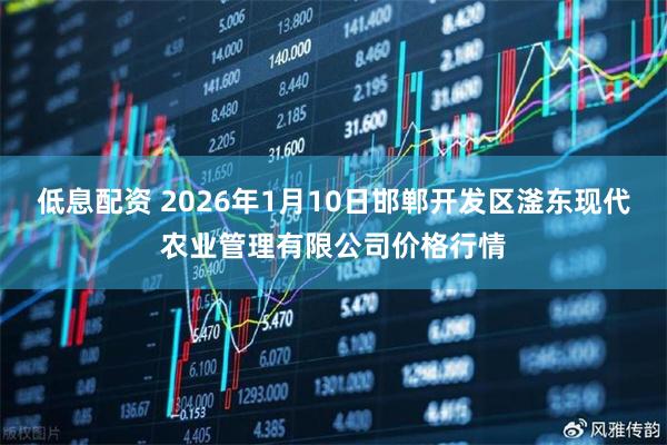 低息配资 2026年1月10日邯郸开发区滏东现代农业管理有限公司价格行情